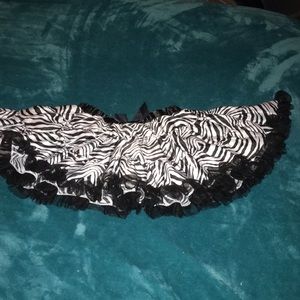12-24 month zebra print tutu